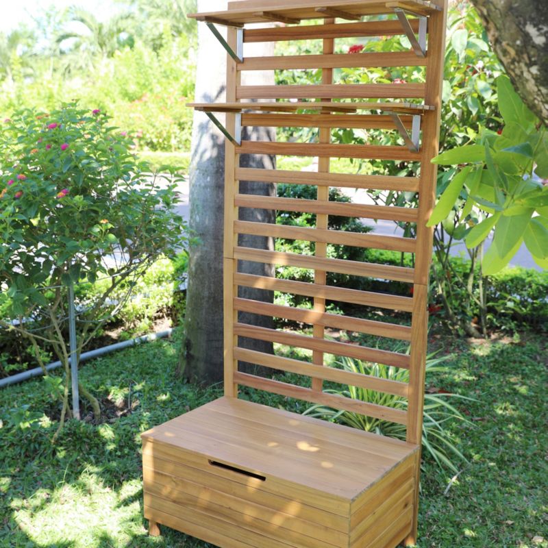 GoodHome Denia kasse med hyldepanel