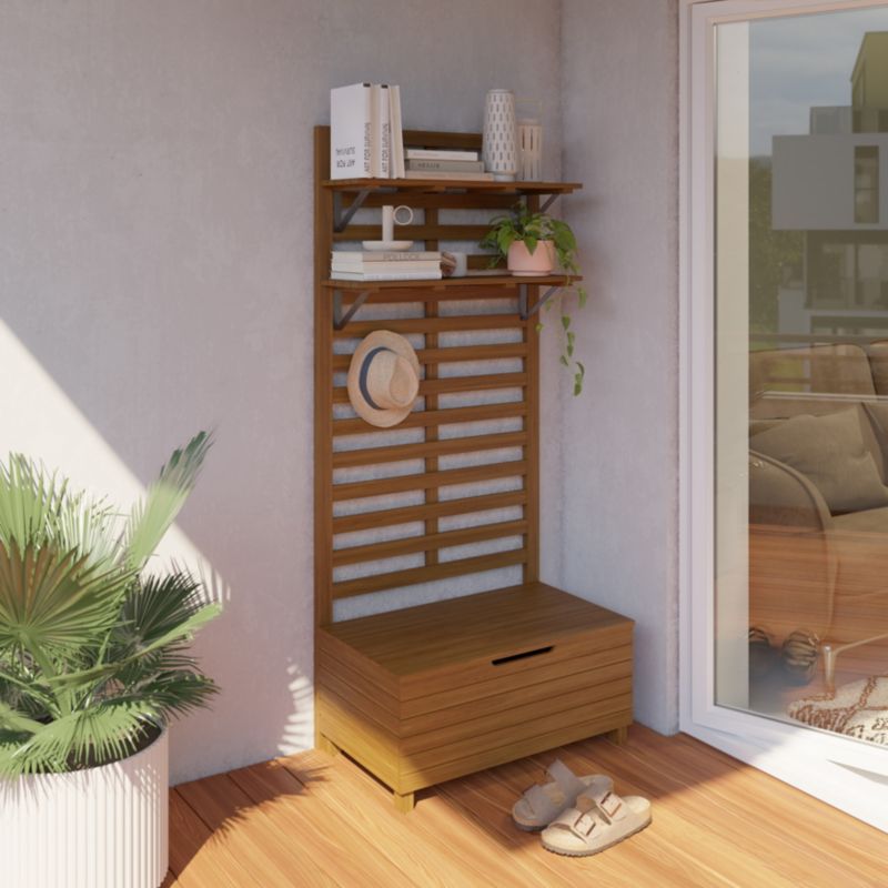 GoodHome Denia kasse med hyldepanel