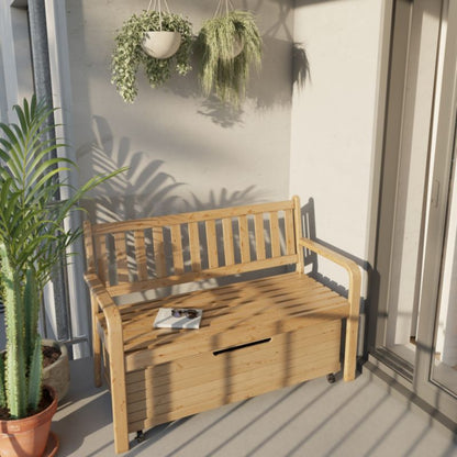 GoodHome Riveo opbevaringskasse på hjul 115 x 46,2 x 36,5 cm