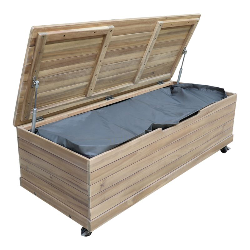 GoodHome Riveo opbevaringskasse på hjul 115 x 46,2 x 36,5 cm