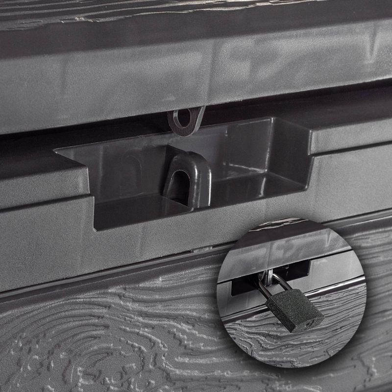KADAX Grewena Balkon- og Havetrunk 280L - Brun