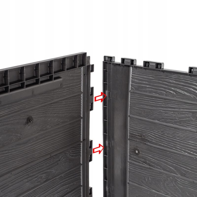 KADAX Grewena Balkon- og Havetrunk 280L - Brun