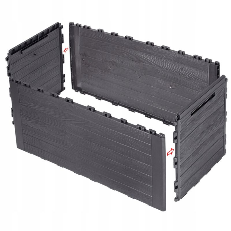 KADAX Grewena Balkon- og Havetrunk 280L - Brun