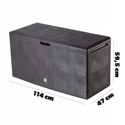 Kadax Megara Balkon- og Havetrunk 290L i brun