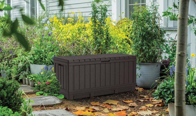 Keter Kentwood 350 L havekasse i brun