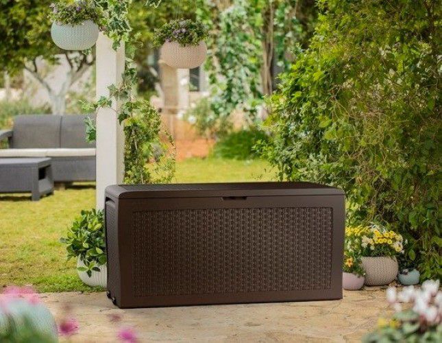 Keter Samoa 270L havekasse i brun