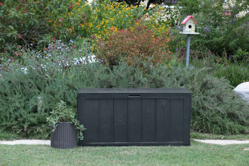 Keter Sherwood 270L havekasse i antracit
