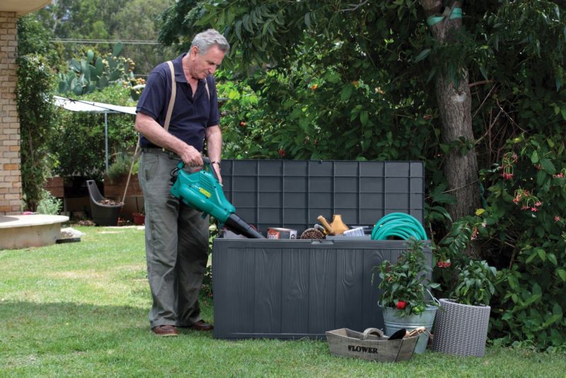 Keter Sherwood 270L havekasse i antracit