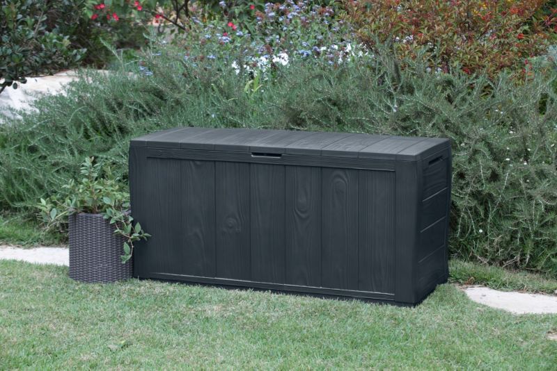 Keter Sherwood 270L havekasse i antracit