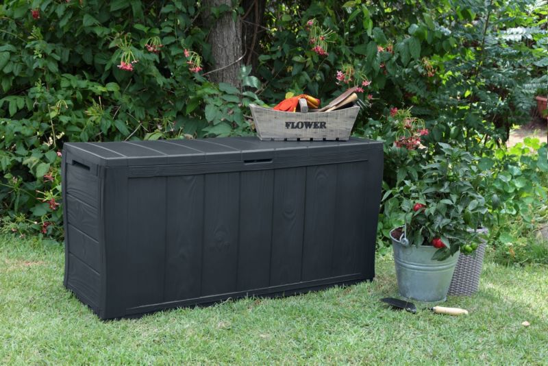 Keter Sherwood 270L havekasse i antracit