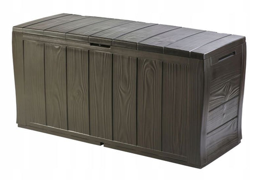 Keter Sherwood 270L havekasse i brun