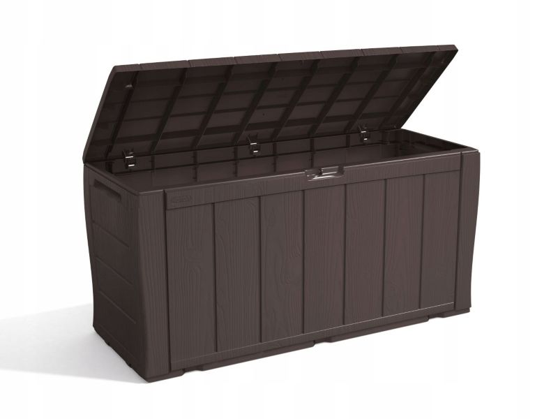 Keter Sherwood 270L havekasse i brun