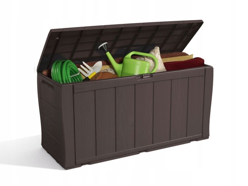 Keter Sherwood 270L havekasse i brun