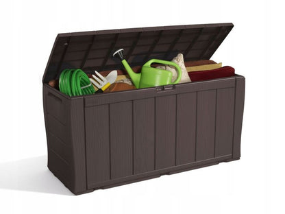 Keter Sherwood 270L havekasse i brun