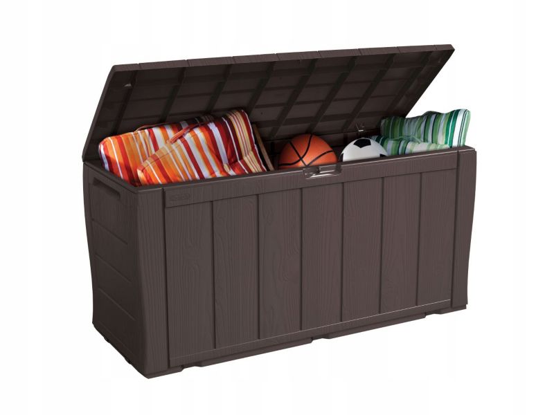 Keter Sherwood 270L havekasse i brun