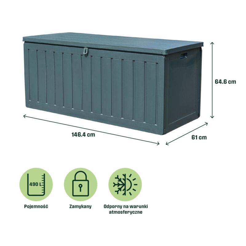 Klikstrom havekasse 490 l