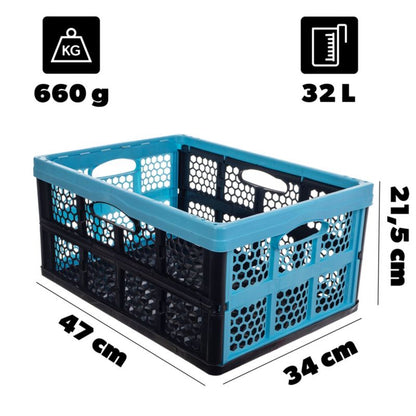 KADAX Kamari Sammenklappelig Opbevaringskasse til Bagagerum 32L Stor og Robust
