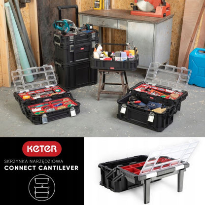 Keter Connect cantilever 22 værktøjskasse