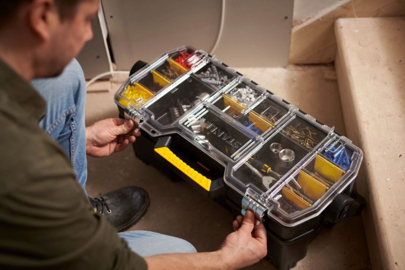 Stanley 24" værktøjskasse med organizer