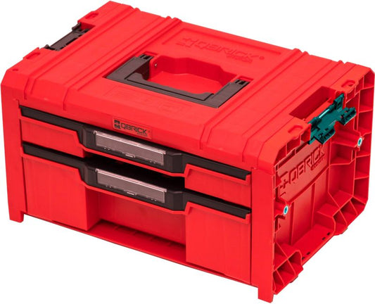 Qbrick Pro værktøjskasse med 2 skuffer ultra HD