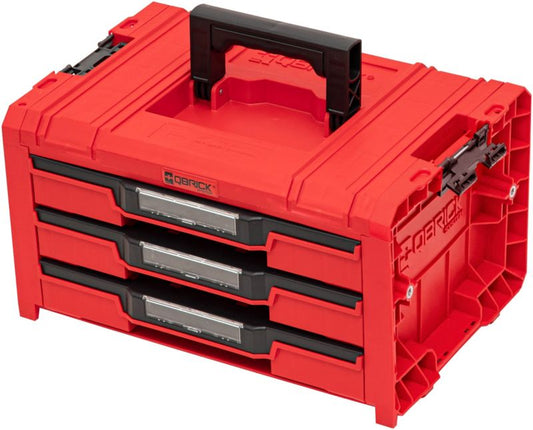 Qbrick Pro 3-skuffers værktøjskasse ultra HD