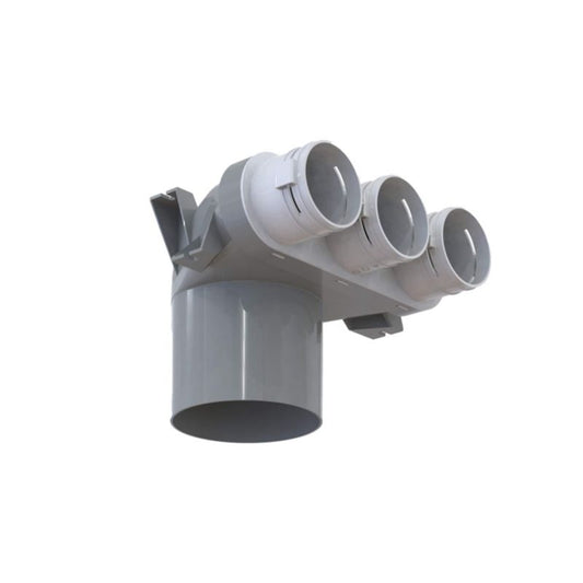 Udvidelsesboks Vents 3 x 75/125 mm