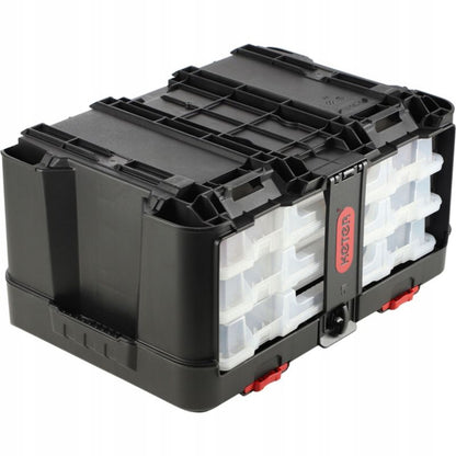 Kasse med 3 organisere Keter Stack 'N' Roll