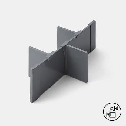 Skuffedeler Soto 44x20,4 cm Antracit