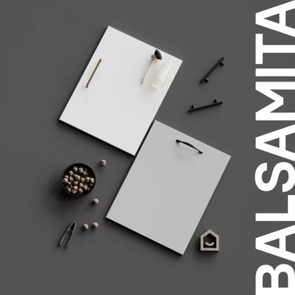 Skuffeforstykker Balsamita 50 cm Hvid Mat