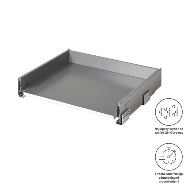 Skuffekorpus Soto 60 cm Antracit Grå