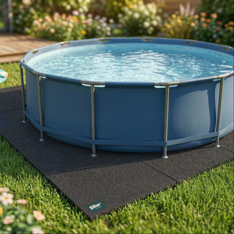 Skummåtte til Pool 100x100 cm 20 mm Isolerende