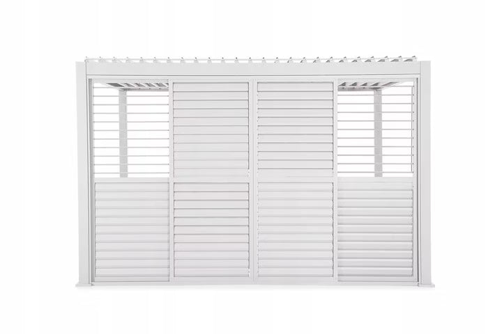 Skydedør til Pergola Premium 3m Hvid