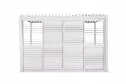Skydedør til Pergola Premium 3m Hvid
