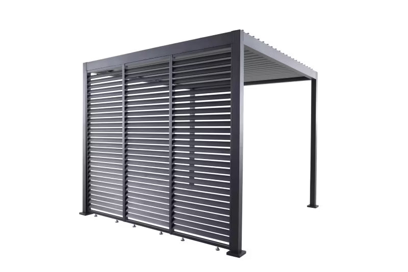 Skyggepanel til Pavillon 92x221,5 cm Sort