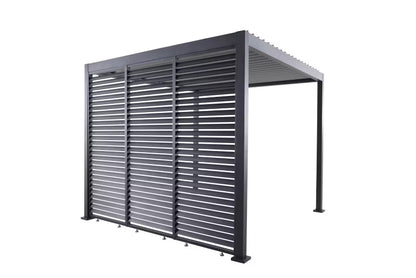 Skyggepanel til Pavillon 92x221,5 cm Sort