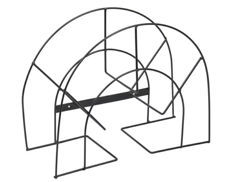 Slangeholder 45x15x32 cm Sort Metal