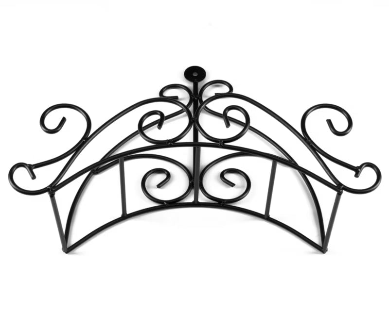 Slangeholder Delbert 46x35x15 cm Sort Metal