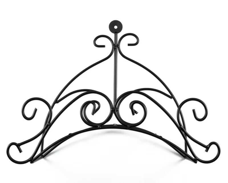 Slangeholder Delbert 46x35x15 cm Sort Metal