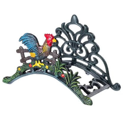 Væghængt Slangeholder Støbejern med Hane 29x20 cm