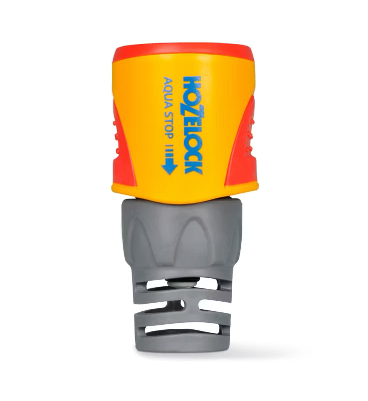 Slangekobling 1/2" med Vandstop