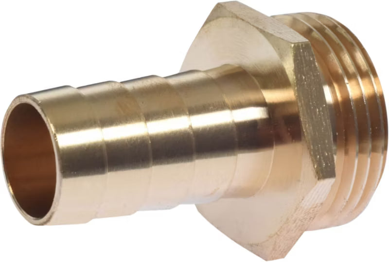 Slangekobling 19 mm 1" Udvendigt Gevind Messing