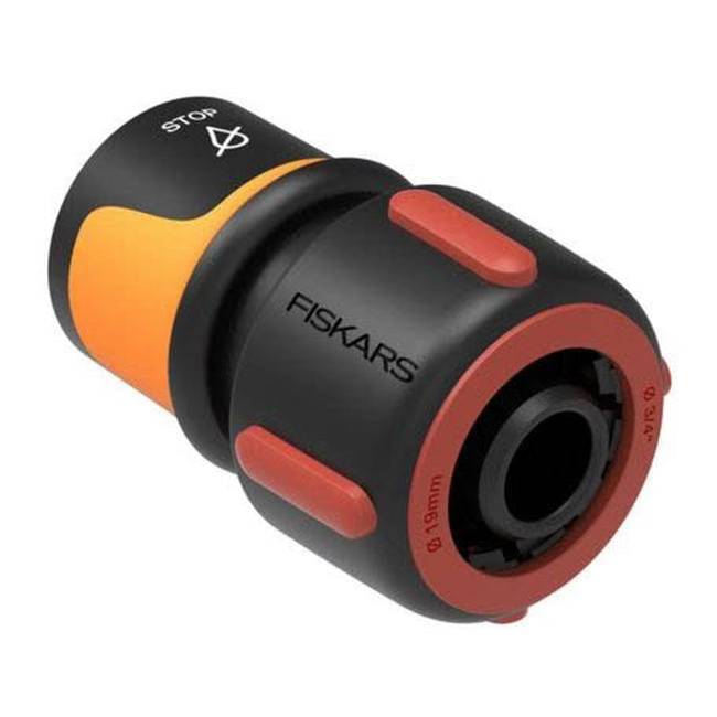 Slangekobling 3/4" med Stopfunktion