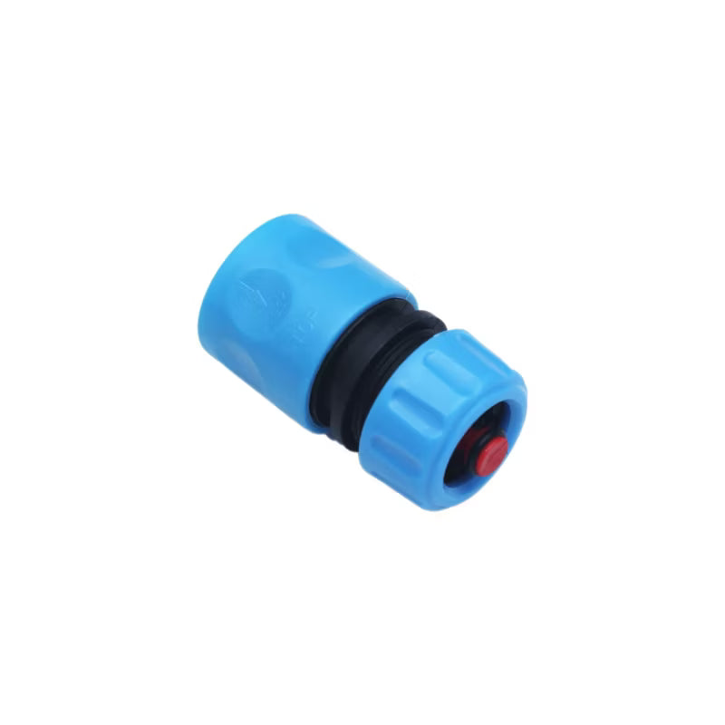 Slangekobling med Stop 1/2"-5/8" Blå
