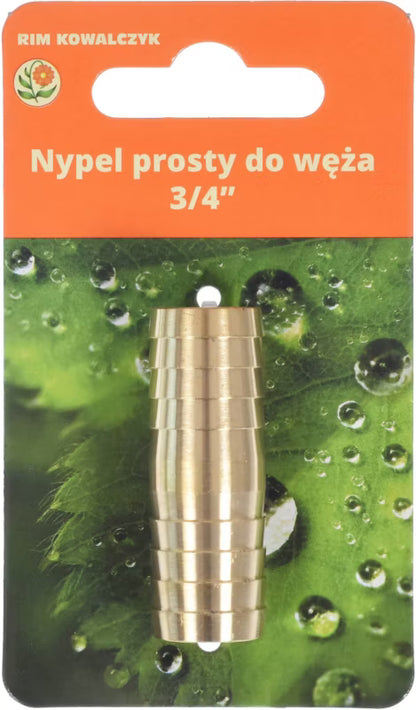 Slangesamler 3/4" 19 mm Messing