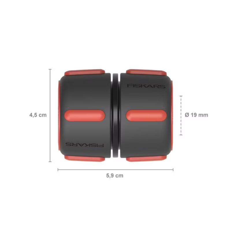 Slangesamler 3/4" Sort