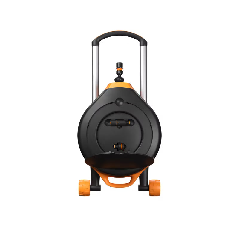 Slangevogn XL 20 m Sort med Hjul