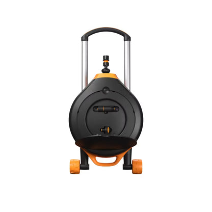 Slangevogn XL 20 m Sort med Hjul