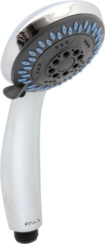 Brusehoved Delta 5-Funktioner 85 mm Krom Grå