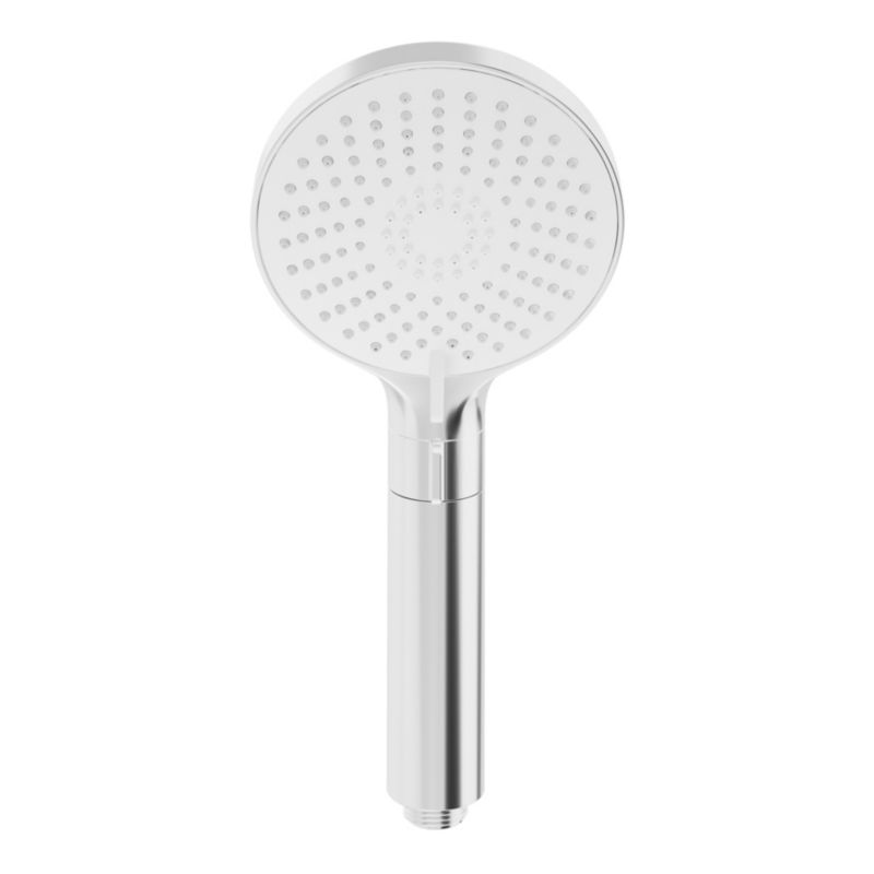 3-Funktions Brusehoved Rundt 110 mm Krom