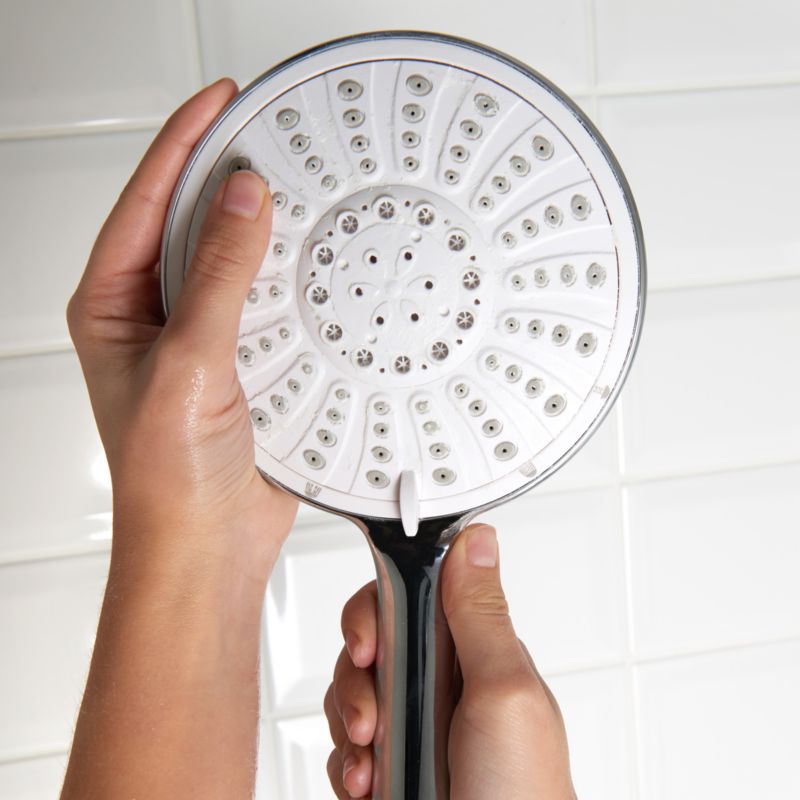 GoodHome Imelda 5‑funktioners bruserhoved i krom